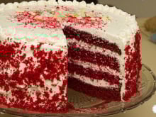 Gâteau rouge velours