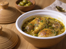 Tajine de poulet aux olives à la marocaine
