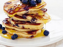 Blueberry pancakes