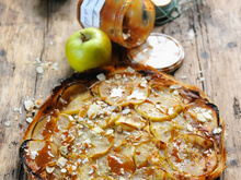 Tarte fine à la pomme et à la Confiture de Lait Bonne Maman