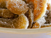 Gingembre confit et sirop de gingembre
