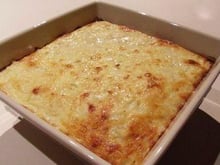 Gratin de risotto au poulet