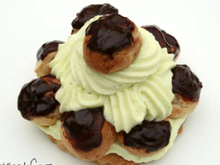 Saint Honoré chocolat pistache