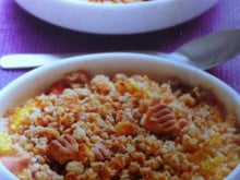 Crumble aux nectarines