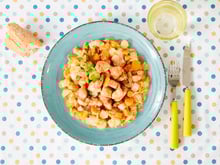 Le poulet aux endives et graines de sésame