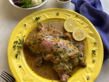Lapin mariné à la moutarde (au four)