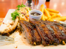 Ribs grillés à la moutarde