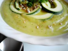 Velouté de courgette au St Môret