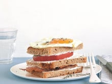 Croque-madame au Chavroux