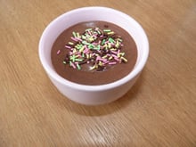 Mousse au chocolat sans blancs d'œufs