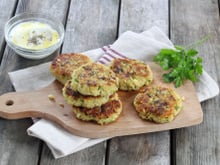 Galettes au quinoa et courgettes