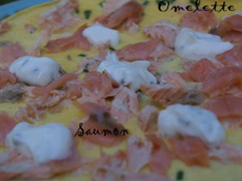 Omelette aux 2 saumons