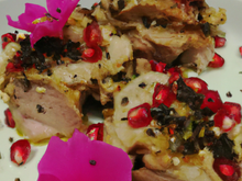 Grenadin de veau au poivre fleur et au shiso