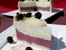 Bavarois mûre / poire