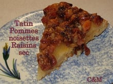 Tatin pommes noisettes raisins sec