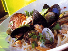 Linguini aux coquillages