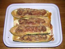 Courgettes farcies