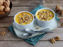 Flans de Butternut au bleu et aux Noix du Périgord AOP