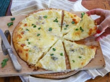 Pizza aux 4 fromages facile et rapide