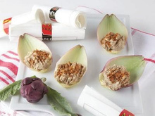 Craquant de feuilles d'artichauts, moelleux de Sardines à l'ancienne