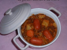 Cassolette de lentilles