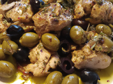 Chapon aux olives