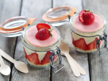 Fraisier en bocal