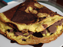 Omelette au chocolat