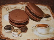 Macarons au chocolat