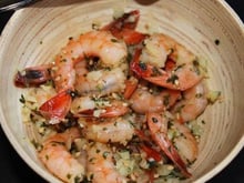 Crevettes ail de Lomagne et persil