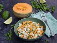 Ceviche de daurade au melon