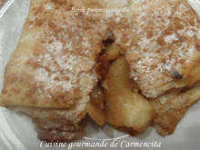 Bricks pommes et cannelle