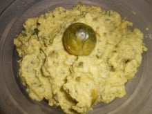 Purée de choux de Bruxelles au fromage