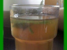 Thé à la menthe maison