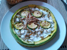 Tarte light aux courgettes et au riz