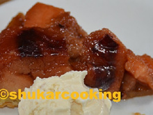 Tatin feuilletée aux coings