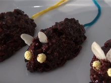 Souris en chocolat