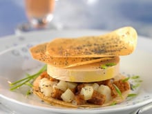Mille Feuille de Foie Gras aux Poires