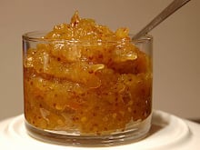 Ketchup de tomates vertes