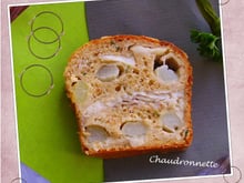 Cake aux asperges et au colin