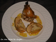 Cuisse de poulet au miel et aux amandes