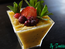 Crème dessert mangue/passion sans gluten