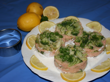 Duo de poisson aux saveurs du jardin