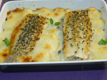 Filets de hareng en gratin