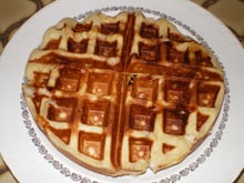 Gaufrettes fourrées à la vanille!