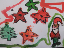 Petits gâteaux de Noël aux copeaux de chocolat