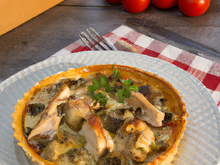 Tarte de Poulet Fermier d'auvergne Label Rouge aux moules