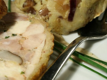 Cuisses de poulet fermier des Landes en jambonnette de fête