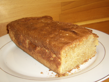 Cake à la pomme relevé de cannelle