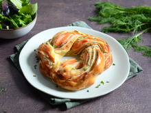 Kringle au saumon fumé et fromage frais